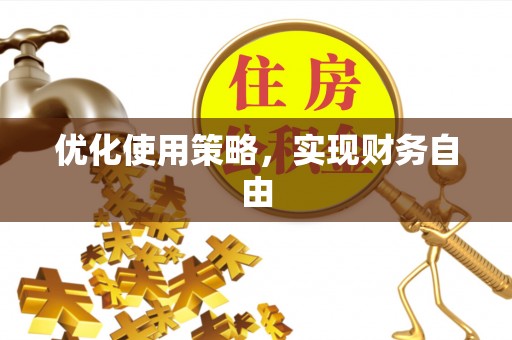 寻甸优化使用策略，实现财务自由