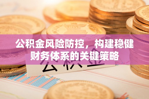寻甸公积金风险防控，构建稳健财务体系的关键策略