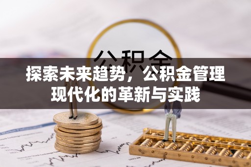 寻甸探索未来趋势，公积金管理现代化的革新与实践