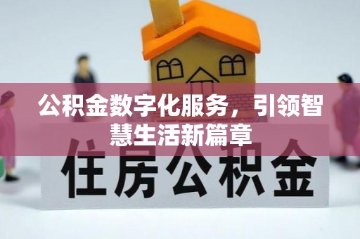 寻甸公积金数字化服务，引领智慧生活新篇章