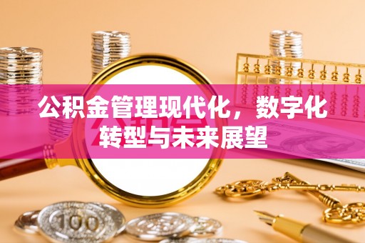 寻甸公积金管理现代化，数字化转型与未来展望