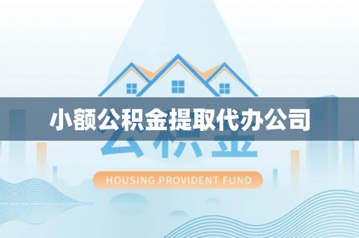 寻甸小额公积金提取代办公司