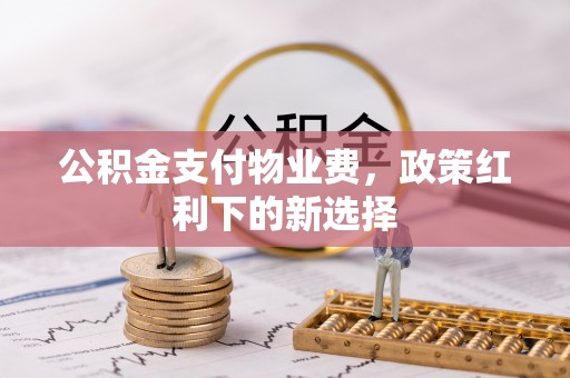 寻甸公积金支付物业费，政策红利下的新选择
