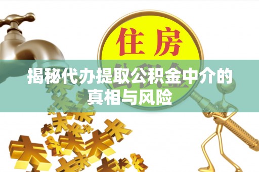 寻甸揭秘代办提取公积金中介的真相与风险