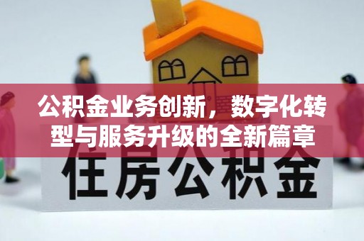 寻甸公积金业务创新，数字化转型与服务升级的全新篇章