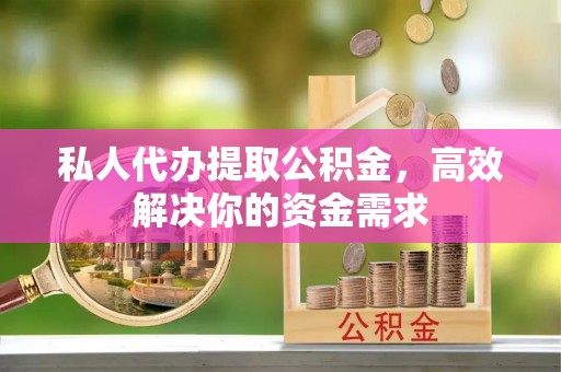 寻甸私人代办提取公积金，高效解决你的资金需求