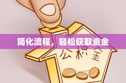 寻甸简化流程，轻松获取资金