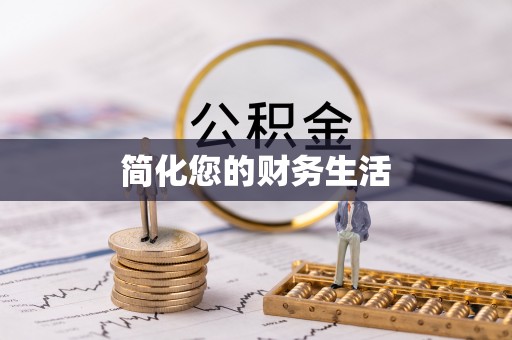 寻甸简化您的财务生活