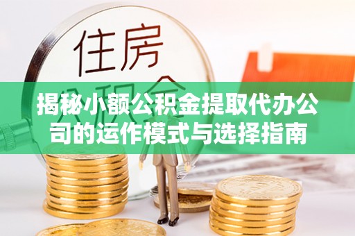 寻甸揭秘小额公积金提取代办公司的运作模式与选择指南