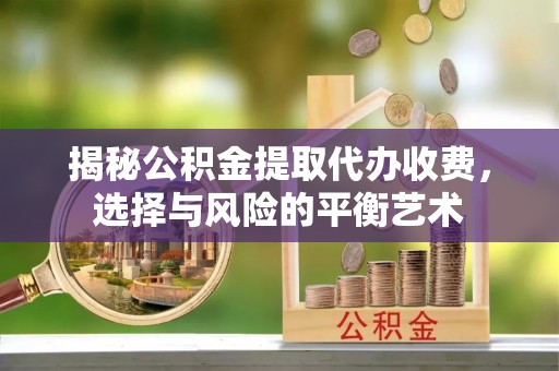 寻甸揭秘公积金提取代办收费，选择与风险的平衡艺术
