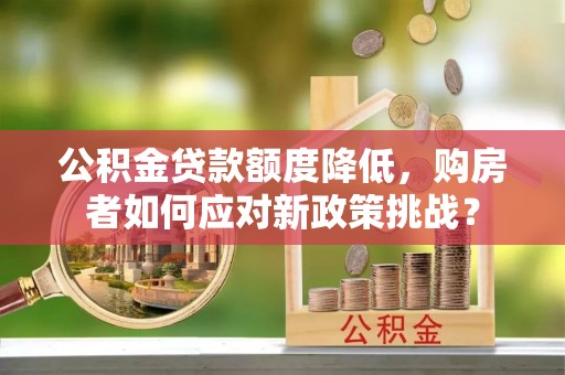 寻甸公积金贷款额度降低，购房者如何应对新政策挑战？